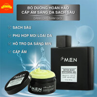 [Combo] Sữa Tắm Trắng Da Nam The Men Detox Body Whitening Gel 400ml