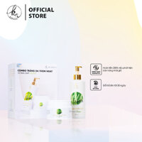 Combo Sữa Tắm và Body Luxury KN Beauty - Milk