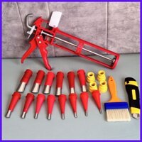 [COMBO] Súng Bắn Keo Silicone SOLARSIL, Dụng Cụ Bơilicon Cơm Keo Silicon, Súng Silicon