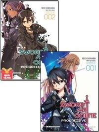 Combo Sword Art Online Progressive 001 & 002 - Tặng Kèm 1 Postcard PVC + 1 Bọc Sách Plastic (Số Lượng Có Hạn) - Bộ 2 Tập