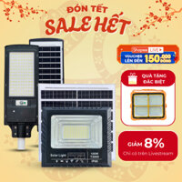 [Combo T504 + T3000] Đèn Năng Lượng Mặt Trời Liền Thể T504 + T3000 Tặng Đèn Cầm Tay T100C vàng chiếu sáng đa năng