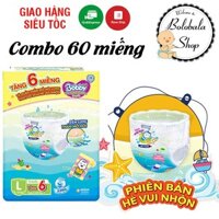 Combo Tã quần Bobby phiên bản hè size M60/L60/XL60/XXL60 (hàng tặng)