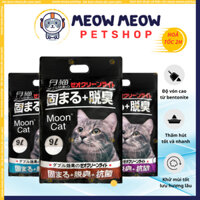 [COMBO TẢI 6 TÚI 9L] Cát nhật đen MoonCat cho mèo túi 9L. Cát vệ sinh cho mèo Nhật Đen Moon Cat.