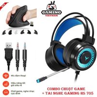💥Combo Tai Nghe + Chuột Game💥 Tai nghe chuyên Game chụp tai (Headphone Gaming) Headset Pro HS705 cho gamer