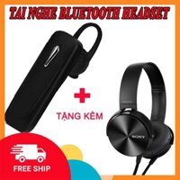 COMBO TAI NGHE CHỤP TAI XB450 KÈM TAI NGHE HEADSET BLUETOOTH PIN 3 TIẾNG | GIÁ CỰC KỲ ƯU ĐÃI | CAM KẾT CHUẨN HÀNG