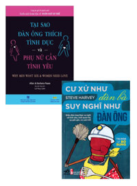 Combo Tại Sao Đàn Ông Thích Tình Dục Và Phụ Nữ Cần Tình Yêu + Cư Xử Như Đàn Bà, Suy Nghĩ Như Đàn Ông (Bộ 2 Cuốn)