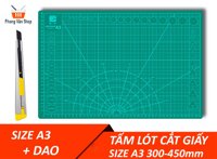 Combo Tấm bảng cắt giấy A3 + dao cắt siêu sắc siêu bén