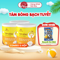 (Combo) Tăm bông Bạch Tuyết hộp 336 que đầu tròn thân giấy kháng khuẩn cho bé sơ sinh và trẻ em