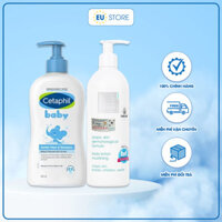 Combo Tắm Gội & Dưỡng Ẩm Cho Bé – Cetaphil Baby + Ziaja Med 400ml