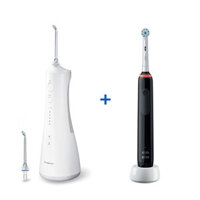 Combo Tăm Nước Panasonic EW1511 và Bàn Chải Điện Oral-B Pro 3000 đen