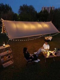 combo Tấm tăng/tarp 3x3m kèm 2 cây trụ chống và cọc dây khoá