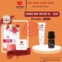 Combo Tan Mỡ Kèm mặt nạ hoa quả và nước hoa vùng kín ( Hàng Chính Hãng)