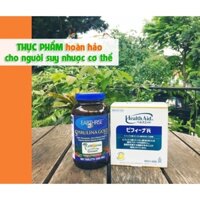 Combo tăng cân: Tảo Mặt Trời Earthrise Spirulina Gold Plus + Men vi sinh Bifina R Nhật Bản 20 gói 2024