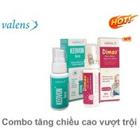 Combo Tăng chiều cao cho trẻ Dimao Vitamin D3 + Keovon Vitamin K2.
