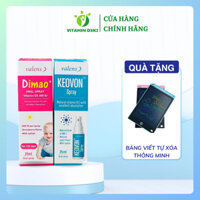Combo Tăng chiều cao dạng xịt cho trẻ Dimao Vitamin D3 + Keovon Vitamin K2