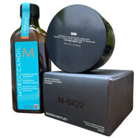 Combo tạo kiểu, chăm sóc tóc dành cho nam Moroccanoil và Morris Motley