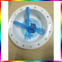 Combo tập ăn cho bé: 1 Đũa tập ăn;  1 Bộ Bát Ăn Dặm Hữu Cơ Upass Kèm Thìa Và Dĩa Cho Bé dodungtreem