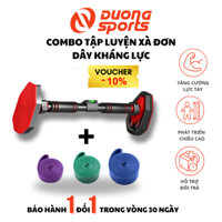 Combo tập luyện xà đơn dây kháng lực DƯƠNG SPORT - Xà đơn treo tường chịu lực 750kg - Tập luyện