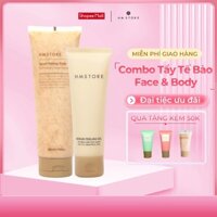 Combo Tẩy Da Chết Mặt & Body HM STORE - Scrub Peeling Skin 400ML