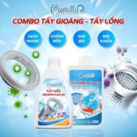 Combo Tẩy Lồng Giặt Camilla 300gr + Tẩy Mốc Gioang Cao Su Cao Cấp Camilla 100gr