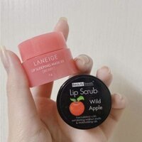 [Combo] Tẩy tế bào môi Lip Scrub + Mặt nạ ngủ dưỡng môi Laneige 3g