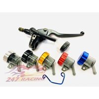 Combo Tay thắng bình dầu rời tặng kèm Bình dầu Khói nắp CNC và pass titan gắn bình dầu nhiều màu để lựa chọn