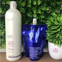 COMBO Tẩy tóc Inebrya + Oxi trợ nhuộm cao cấp NOUVELLE 1000ML | New 2024