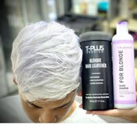 Combo Tẩy Tplus công nghệ mới hộp đen và Dầu Gội Khử Vàng T-Plus từ thương hiệu Cynos