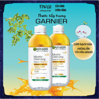 Combo tẩy trang làm sạch sâu Ganier 2 chai dịu nhẹ cho mọi loại da - Garnier Micellar Cleansing Water 400ml