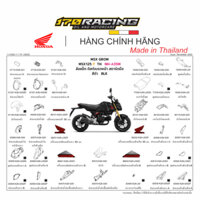 COMBO Tem Dán Xe Máy HONDA MSX GROM Màu Đen Đời 2022 - Hàng Chính Hãng HONDA Nhập Khẩu Thái Lan .