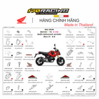 COMBO Tem Dán Xe Máy HONDA MSX GROM Màu đỏ Đời 2022 - Hàng Chính Hãng HONDA Nhập Khẩu Thái Lan .