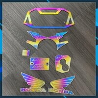 COMBO TEM TITAN CHO SONIC (ĐỒNG HỒ,DÁN CHẢNG BA,NẮP DẦU,DÁN KHOÁ,CÁNH CHIM)