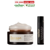 Combo Thạch hoa hồng dưỡng ẩm cocoon 30ml  Son dưỡng dầu dừa bến tre cocoon 5g
