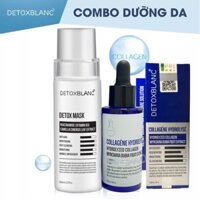 COMBO THẢI ĐỘC NGỪA LÃO HÓA Mặt nạ thải độc + Colagen trắng da DETOX BLANC laroche.posay