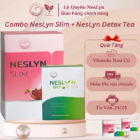 Combo Thải mỡ giảm cân & Detox cơ thể Neslyn Slim & Neslyn Detox Tea