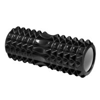 Combo Thảm Tập Yoga 6mm,Con Lăn Massage Ống Lăn Dãn Cơ Foam Roller BLUE- Bóng tập yoga size 65cm Tập Gym, Yoga, Thể Hình hàng nhập khẩu - 6001S-BLACK