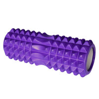 Combo Thảm Tập Yoga 6mm,Con Lăn Massage Ống Lăn Dãn Cơ Foam Roller BLUE- Bóng tập yoga size 65cm Tập Gym, Yoga, Thể Hình hàng nhập khẩu - 6001S-PURPLE