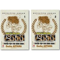 Combo Thám Tử Lừng Danh Conan - Tuyển Tập Fan Bình Chọn Tập 1 Tập 2 2 Cuốn Tái Bản 2023