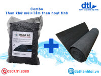 Combo Than hoạt tính thay máy khử mùi bếp DanaAC