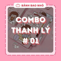 [Combo thanh lý giá rẻ 01] Thanh lý ống đựng bút hoạt hình, sổ tay 30 trang A5, sổ lò xo A7, sổ tay 32 trang A7