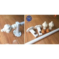 COMBO Thanh Treo Rèm Chuyên Dụng + Bộ Phụ Kiện (Tặng kèm ốc vít)