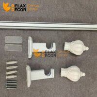 Combo Thanh Treo Rèm + Phụ Kiện Chuyên Dụng ( Khuyên Mại Vít Nở )