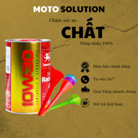 Combo thay nhớt xe tay ga tại nhà Wolver Special Racing 10W30 SN 800ml