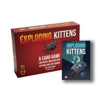 Combo Thẻ Bài Boardgame Mèo Nổ Chậm (Mèo Nổ Cơ Bản + Mèo Nổ Chậm)