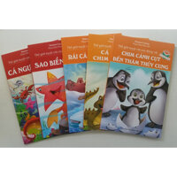 Combo Thế Giới Tuyệt Vời Của Động Vật Cá Ngựa Và Sứa  Sao Biển Và Cua  Rái Cá Và Hải Sư  Cá Sấu Và Chim Hồng Hạc  Chim Cánh Cụt Đến Thăm Thủy Cung