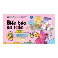 Combo Thẻ học thông minh Biển báo an toàn  Một ngày của bé  Tình huống an toàn giao thông - Bản Quyền - Một ngày của bé