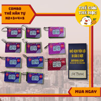Combo Thẻ Học Tiếng Nhật Hán Tự Bản Mới Nhất - Flashcard N5 - N4 - N3 - N2