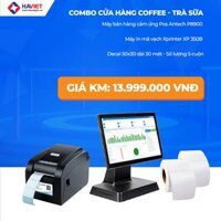 Combo Thiết Bị Bán Hàng Cho Cửa Hàng Coffee - Trà Sữa