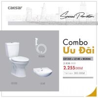 Combo thiết bị vệ sinh Caesar 10