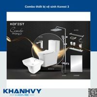 Combo thiết bị vệ sinh Korest 3 Outlet
